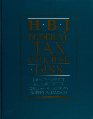 HBJ Federal Tax Course, 1988