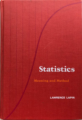 Statistics: Meaning and method
