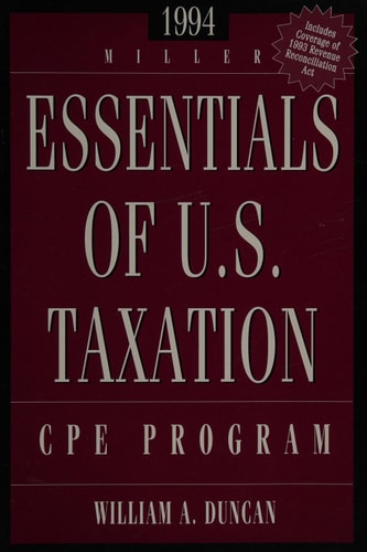 Essentials of U.S. Taxation CPE Program