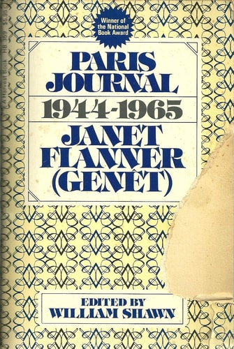 Paris Journal: 1944-1965 (A Harvest Book, HB 360)