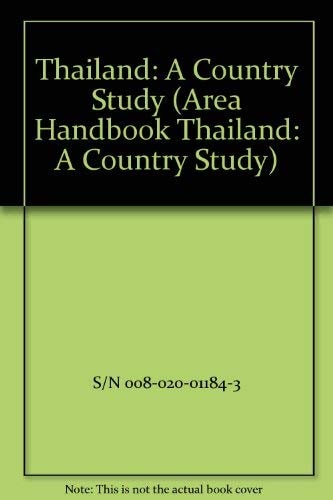 Thailand: A Country Study