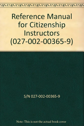 Reference Manual for Citizenship Instructors