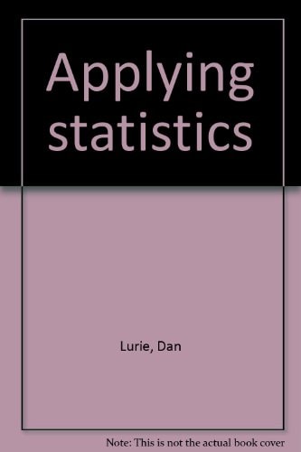 Applying Statistics