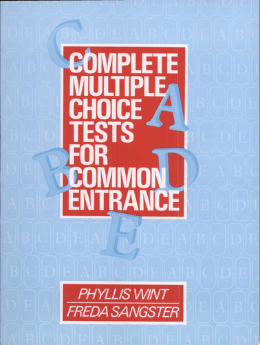 Complete Multiple Choice Tests for Common Entrance