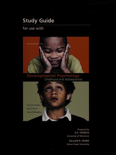 Developmental Psychology Childhood and Adolescence