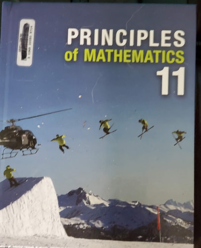 Principles of Mathematics 11 Student Book with Online Access
