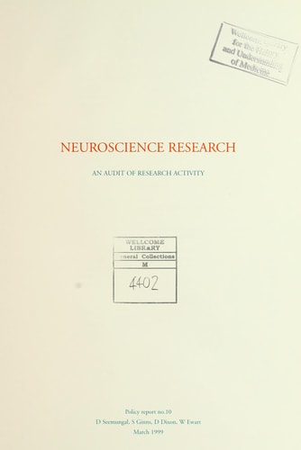 Neuroscience Research: An Audit of Research Activity