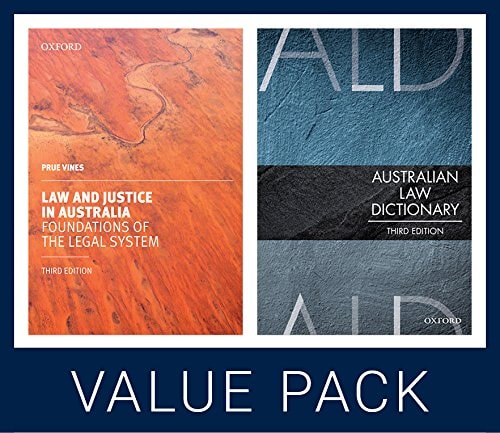 Law and Justice in Australia: 3rd Edition & Australian Law Dictionary: 3rd Edition