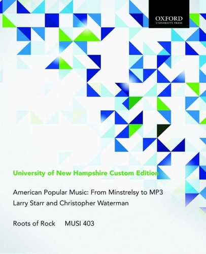 Roots of Rock: MUSI 403