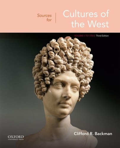 Sources for Cultures of the West: Volume 1: To 1750