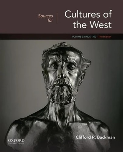 Sources for Cultures of the West: Volume 2: Since 1350