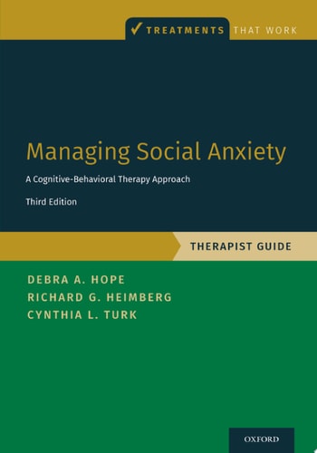 Managing Social Anxiety: Therapist Guide