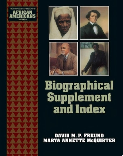 Biographical Supplement and Index