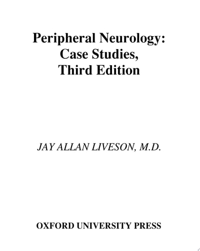Peripheral Neurology: Case Studies