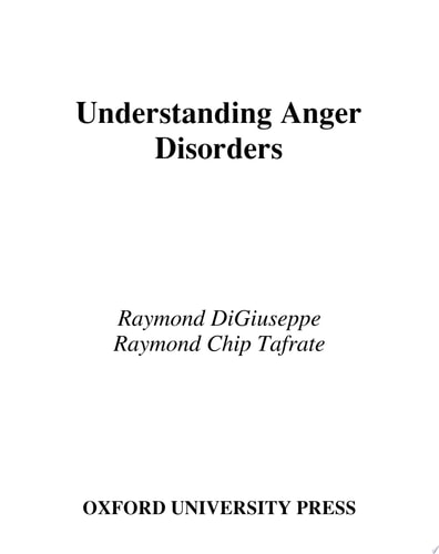 Understanding Anger Disorders