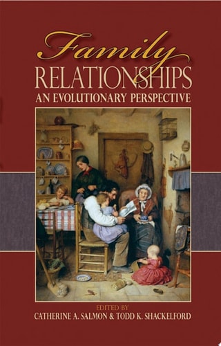 Family Relationships: An Evolutionary Perspective