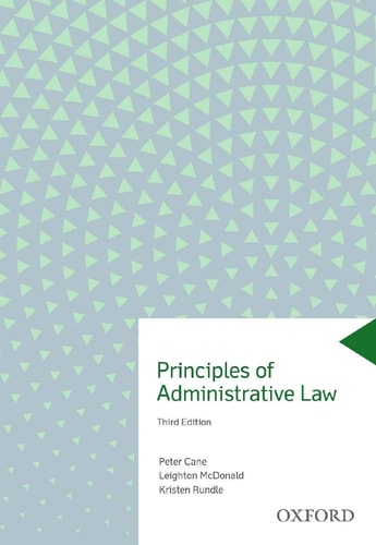 Principles of Administrative Law