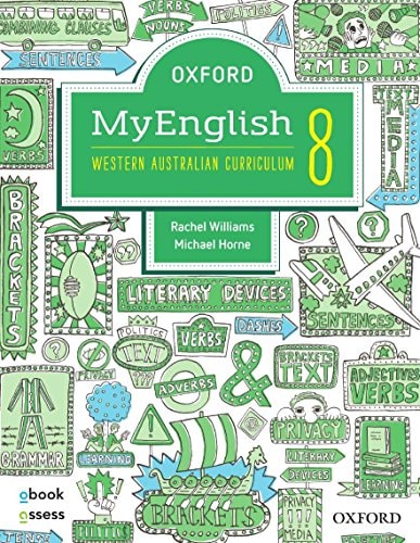 Oxford MyEnglish 8 for WA Curriculum: Student Book + Obook Assess + Upskill