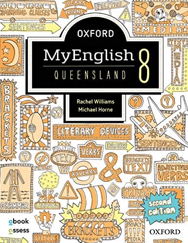 Oxford MyEnglish 8 QLD Student Book + Obook Assess 2E