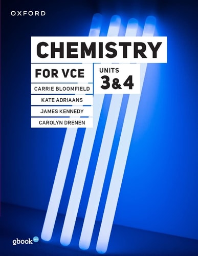 Chemistry for VCE Units 3 & 4: Student Book + obook pro