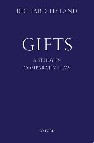 Gifts: A Study in Comparative Law
