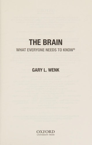 The Brain: What Everyone Needs to Know