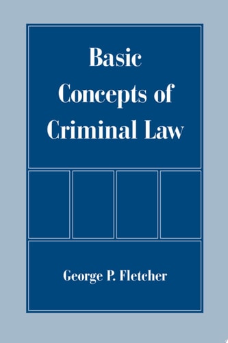 Basic Concepts of Criminal Law