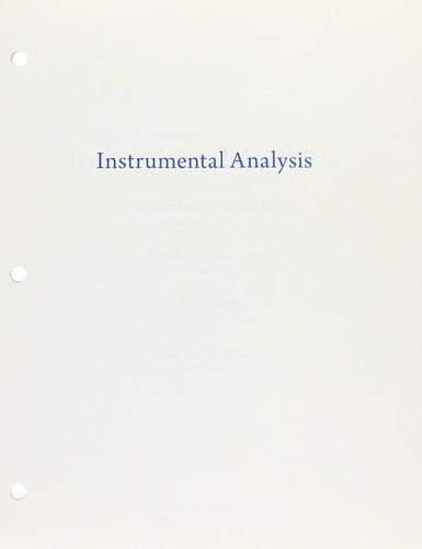 Instrumental Analysis: Revised Edition