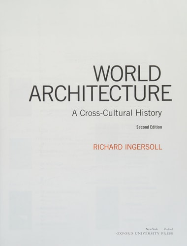 World Architecture: A Cross-Cultural History