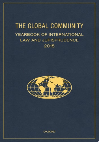 The Global Community Yearbook of International Law and Jurisprudence 2015