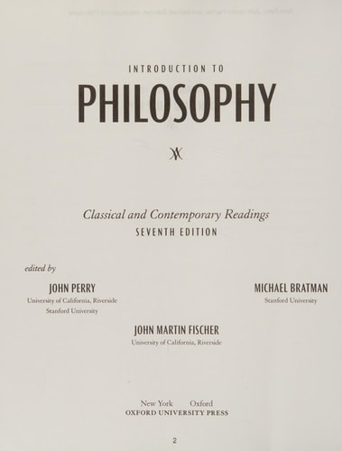 Introduction to Philosophy