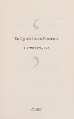 The Quotable Guide to Punctuation