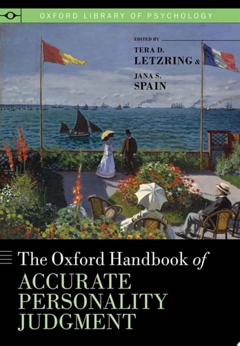 The Oxford Handbook of Accurate Personality Judgment