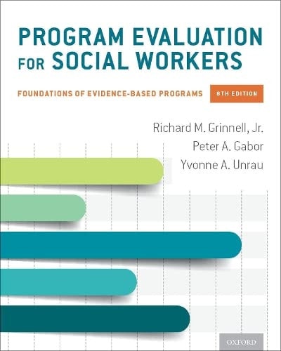 Program Evaluation for Social Workers Foundations of Evidence-based Programs