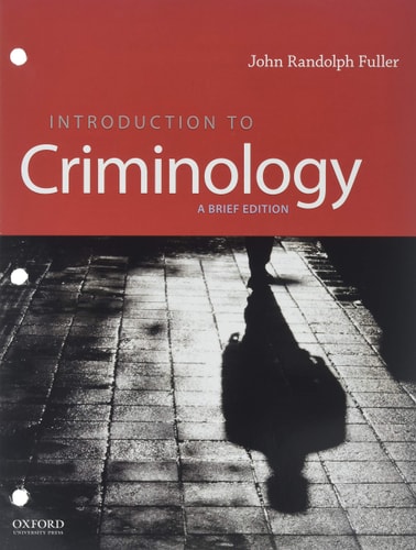 Introduction to Criminology A Brief Edition