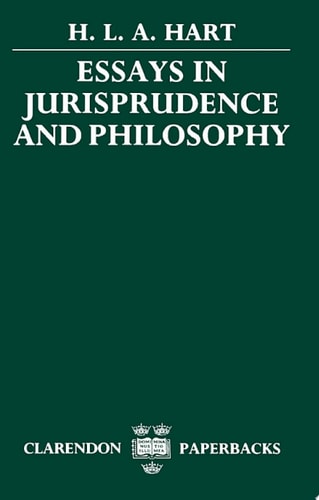 Essays in Jurisprudence and Philosophy