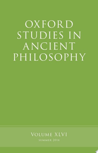 Oxford Studies in Ancient Philosophy, Volume 46