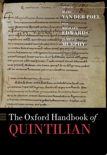 The Oxford Handbook of Quintilian