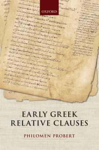 Early Greek Relative Clauses