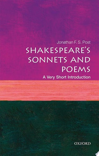 Shakespeare's Sonnets and Poems: A Very Short Introduction