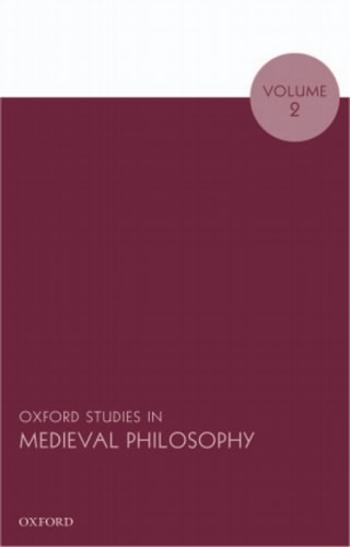 Oxford Studies in Medieval Philosophy: Volume 2
