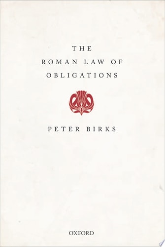The Roman Law of Obligations