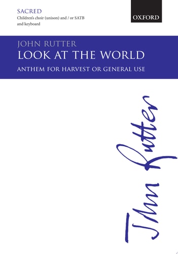 Look at the World: Vocal Score