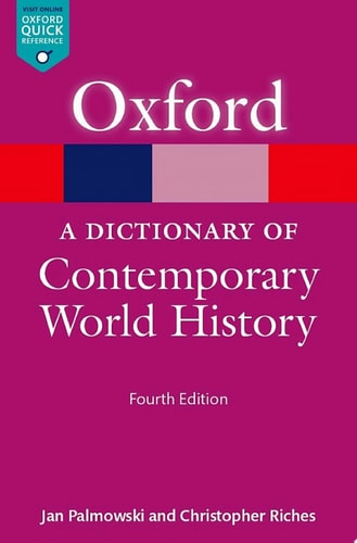 A Dictionary of Contemporary World History