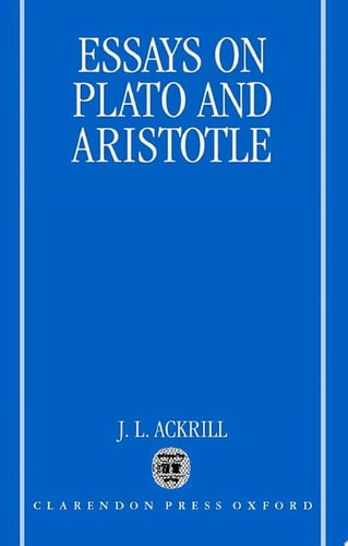 Essays on Plato and Aristotle