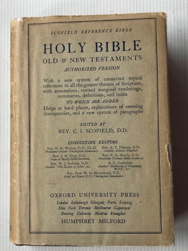 The Scofield Reference Bible: The Holy Bible