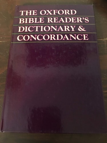 Oxford Bible Reader's Dictionary and Concordance