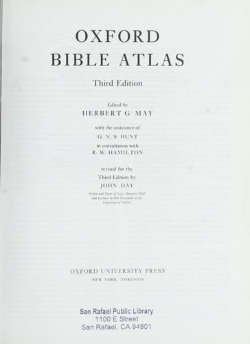 Oxford Bible Atlas