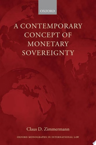 Contemporary Concept of Monetary Sovereignty