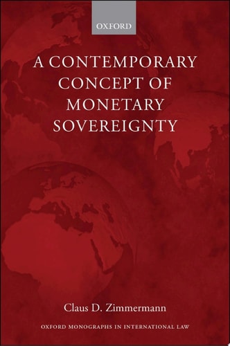 A Contemporary Concept of Monetary Sovereignty